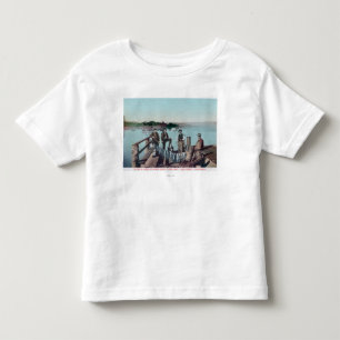 Fishermen Showing the Day's Catch Toddler T-Shirt