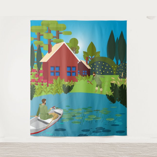 Fishermen Tapestry (Front)