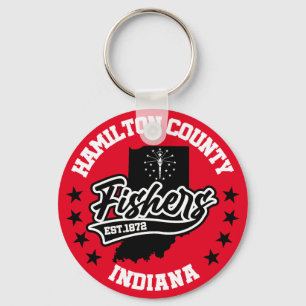 Fishers,Indiana Key Ring