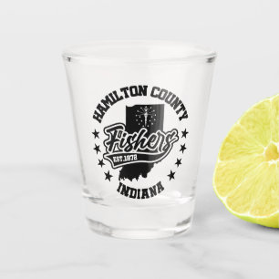 Fishers,Indiana Shot Glass