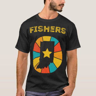 Fishers Indiana Vintage Distressed Souvenir 1 T-Shirt