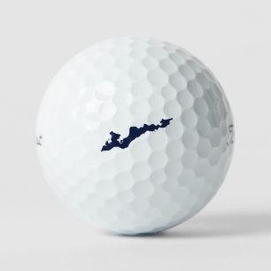 Fishers Island Classic Logo Golf Balls - Blue
