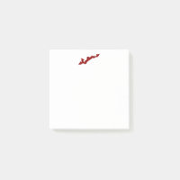 Fishers Island Logo Post-Its - Red