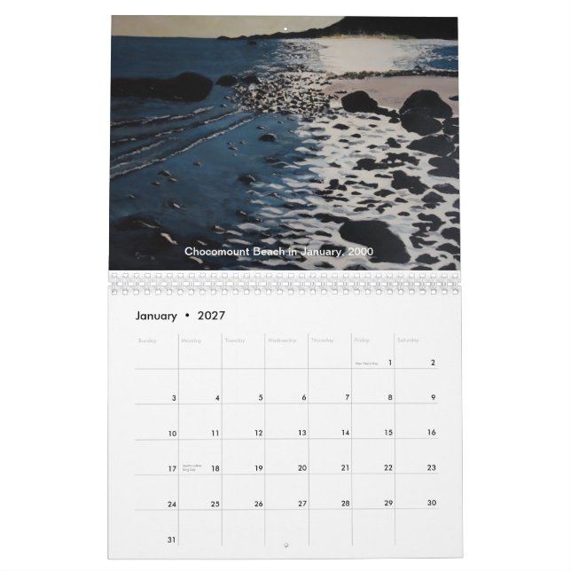 Fishers Island, NY   2024 Calendar (Jan 2027)