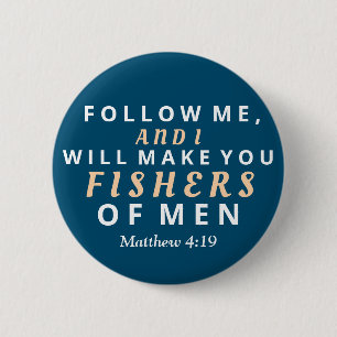 Fishers of Men 6 Cm Round Badge