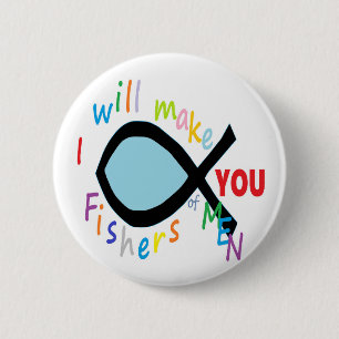 Fishers of Men 6 Cm Round Badge