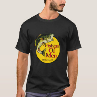 Fishers of Men Christian Matthew 4-19 Bible Fishin T-Shirt