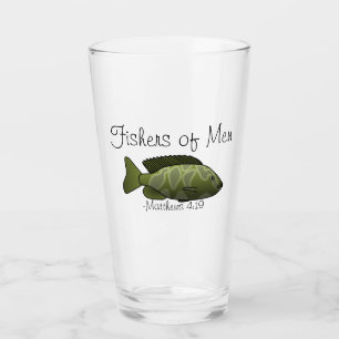 Fishers of men Customise with name or initials! Glass