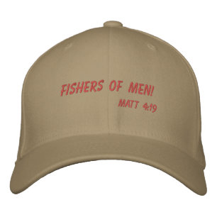 Fishers of Men!  Embroidered Hat