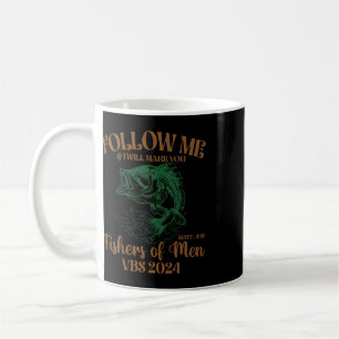 Fishers Of Men Matt 419 Vbs 2024 Retro Christian F Coffee Mug