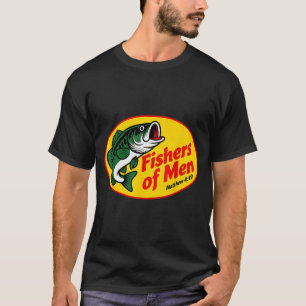 Fishers Of Men Matthew 4_19 Christian Fishing Bibl T-Shirt