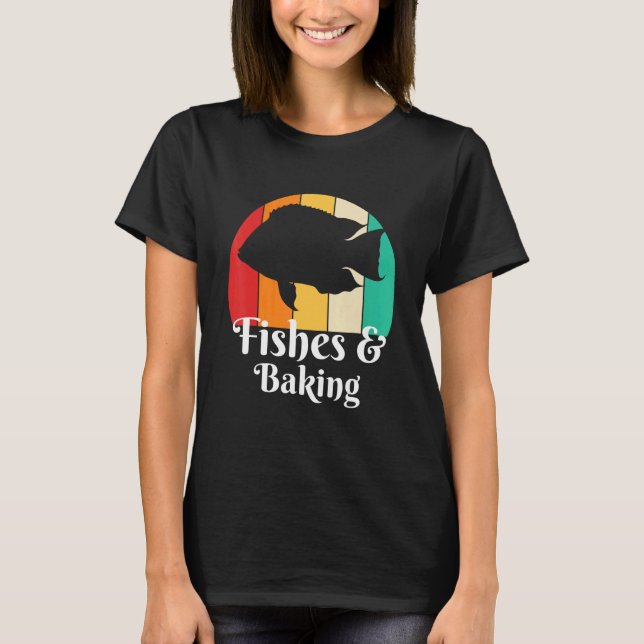 Fishes And Baking Baker T-Shirt (Front)