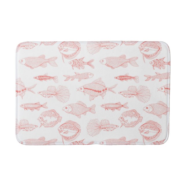 Fishes Bath Mat (Front)