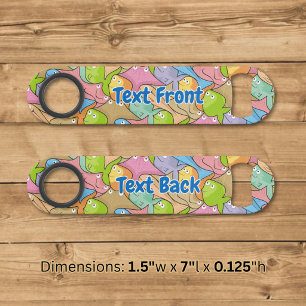Fishes cartoon bar key