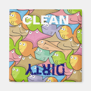 Fishes cartoon magnet