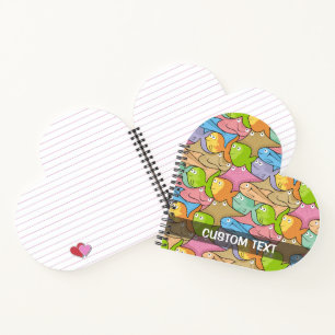 Fishes cartoon notebook