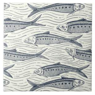 Fishes Ceramic Tile