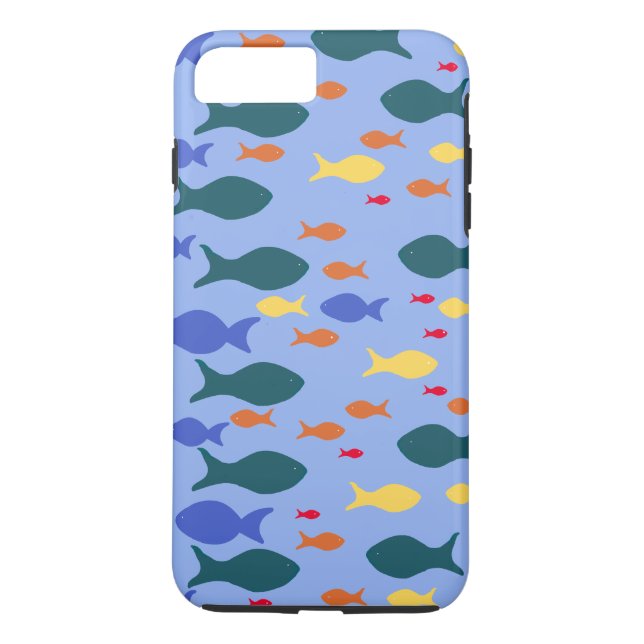 Fishes Colourful fish Apple iPhone 7 Plus, Tough Case-Mate iPhone Case (Back)