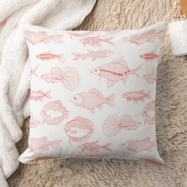 Fishes Cushion (Blanket)