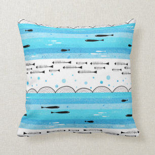Fishes in the sea cushion