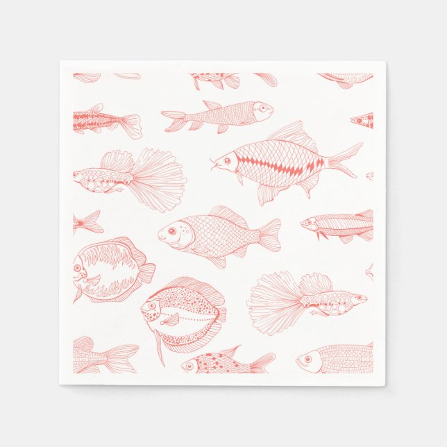 Fishes Napkin (Front)