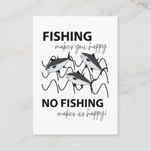 Fishes Swimming In Water Fishing Business Card
