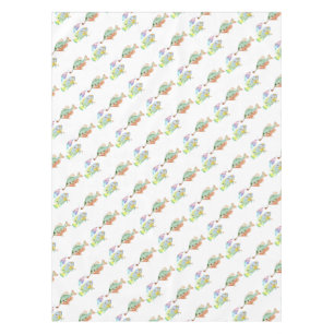 Fishes - Two Fish Art Print of watercolor painting Tablecloth