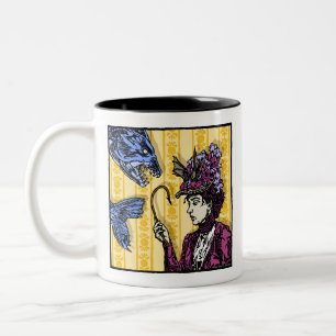 Fishhook - Pop Goth Nightmare Surreal  Two-Tone Coffee Mug