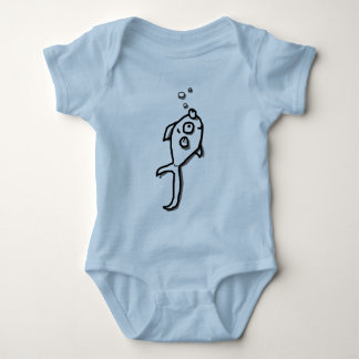 fishie baby bodysuit
