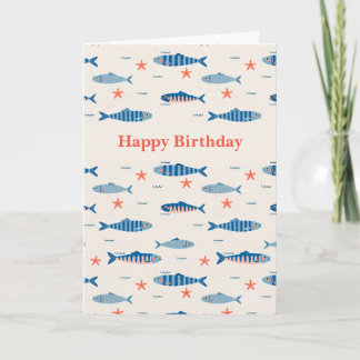 Fishies Happy Birthday Card