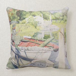 Fishing, 1909 cushion