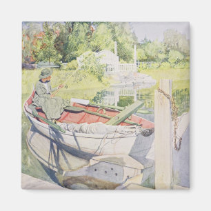 Fishing, 1909 magnet