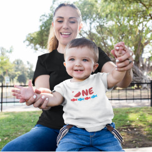Fishing 1st Birthday Baby T-Shirt