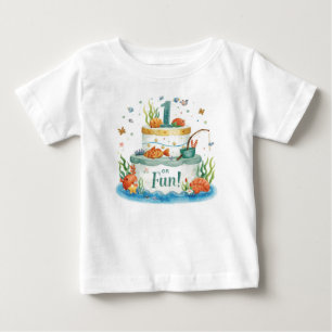 Fishing 1st Birthday Baby T-Shirt