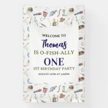 Fishing 1st Birthday | O-Fish-Ally One party