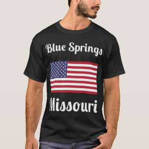 Fishing 4th of July Fishing American Flag Pursuit T-Shirt