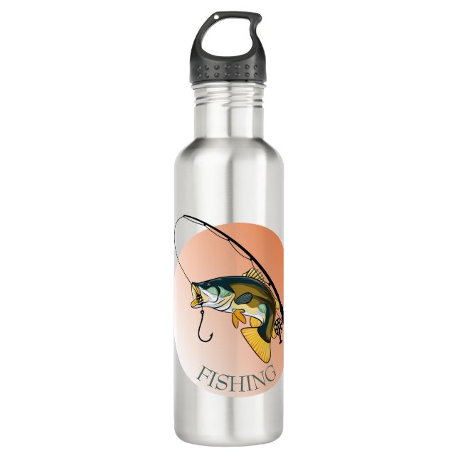 fishing 710 ml water bottle (Front)