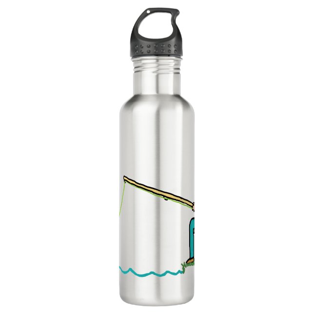 Fishing 710 Ml Water Bottle (Front)