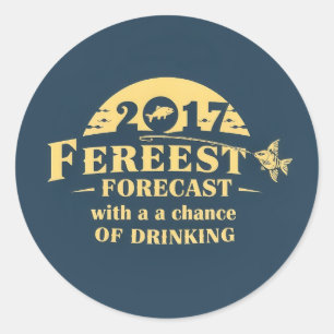 Fishing Addiction: Embrace the Struggle! Classic Round Sticker