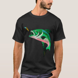Fishing American Flag Fisherman Patriotic day 4th T-Shirt
