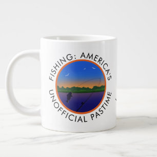 Fishing America's Unofficial Pastime  Large Coffee Mug