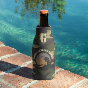Fishing and Camo Bottle Cooler