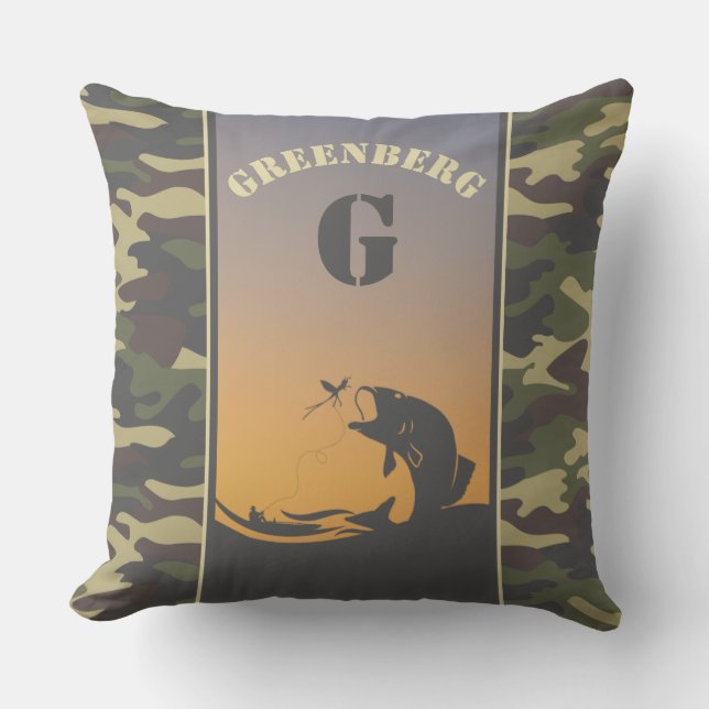 Fishing and Camo Cushion (Front)