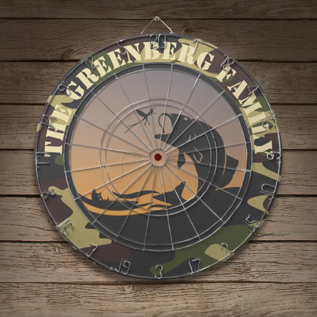 Fishing and Camo Dartboard (Creator Uploaded)