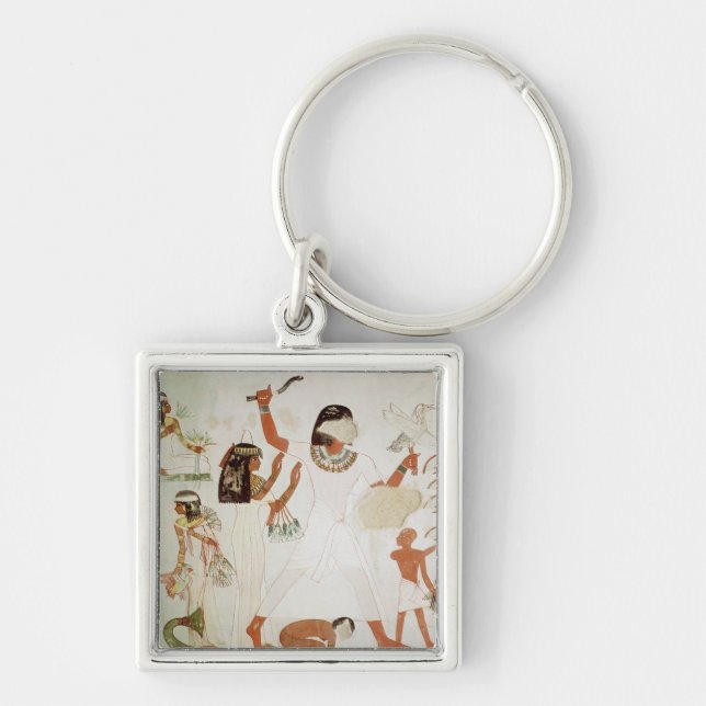 Fishing and fowling in the marshes key ring (Front)