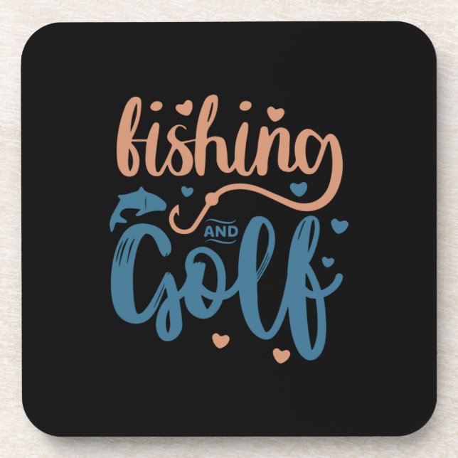 Fishing And Golf Coaster (Front)