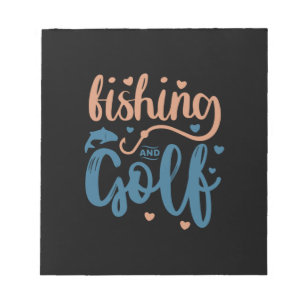 Fishing And Golf Notepad