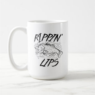 Fishing and Rippin Lips Coffee Mug