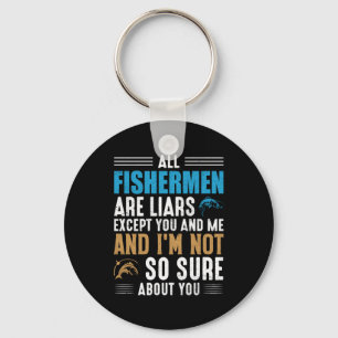 Fishing Art All Fisherman Key Ring