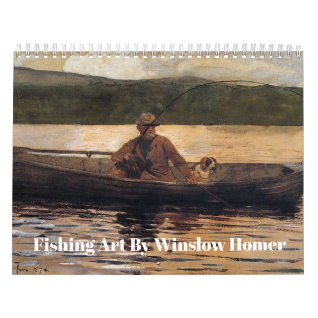 Fishing Art by Winslow Homer Calendar (Cover)